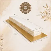 Long Wedding Cake Bianca