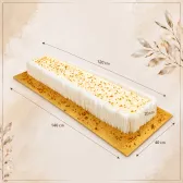 Long Wedding Cake Bianca Gold