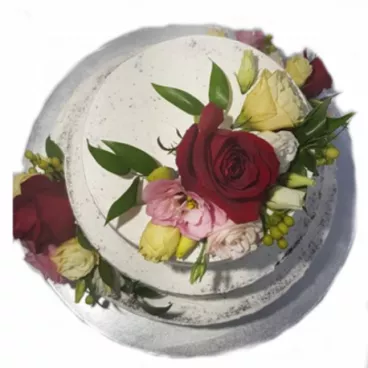 tort naked cake - rÓŻany ogrÓd2