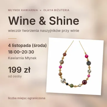 Wine & Shine naszyjniki — 199 zł