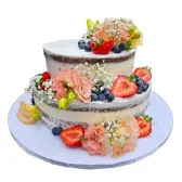 Tort Weselny Naked cake